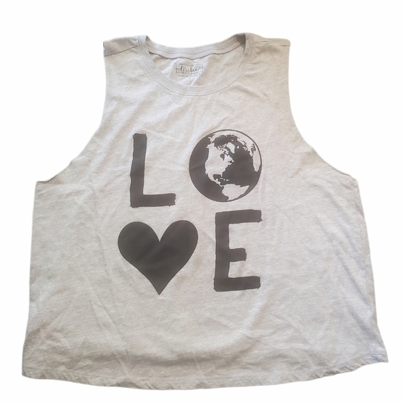 Miken Tops - Sleeveless gray Miken XL tank